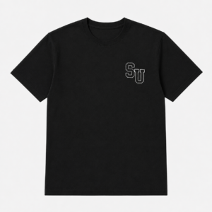 Speed University Dept of Speed black T-shirt front view