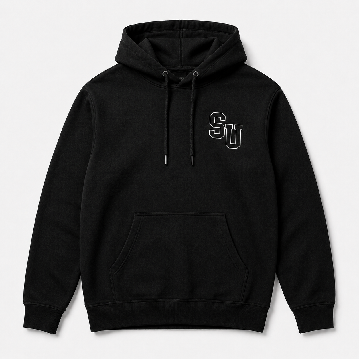 Speed University I Love Racing black hoodie front view