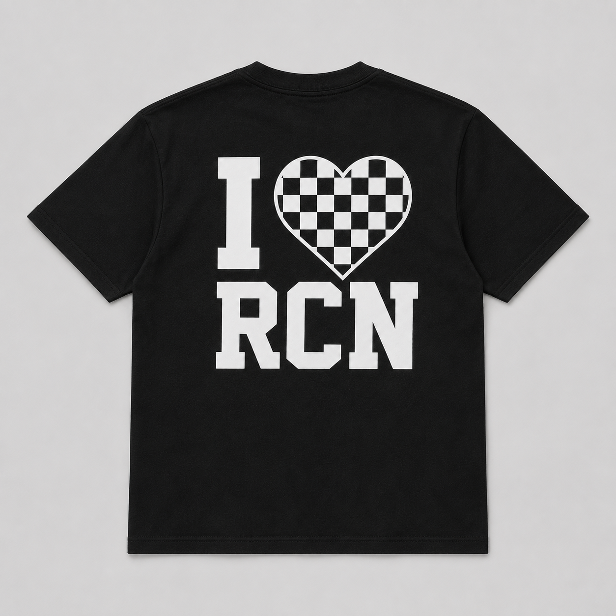 Speed University I Love Racing black T-shirt back print