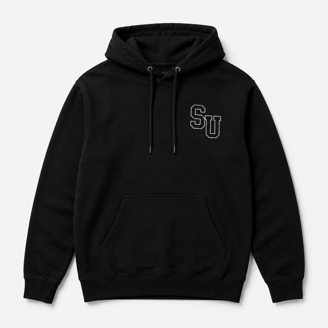 Speed University Dept of Speed black hoodie front view