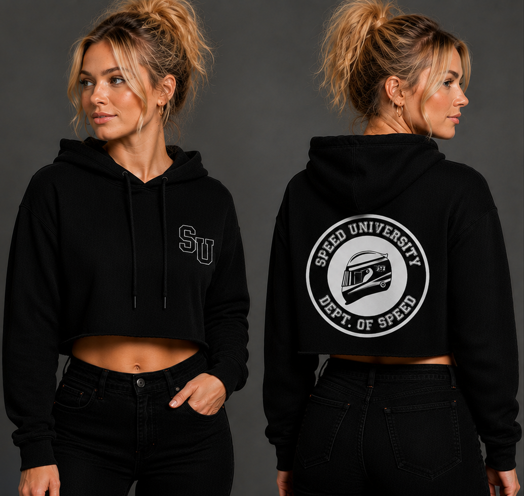 Speed University Women’s Helmet Cropped Sweatshirt