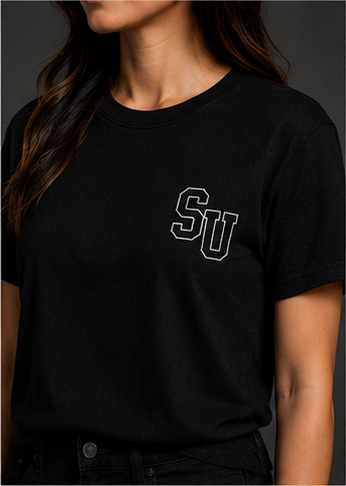 Speed University Women’s Helmet Black T-Shirt - Image 3