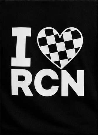 Speed University Women’s I Love Racing Black Hoodie - Image 4