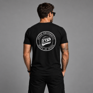 Speed University Mens Helmet Black T-Shirt