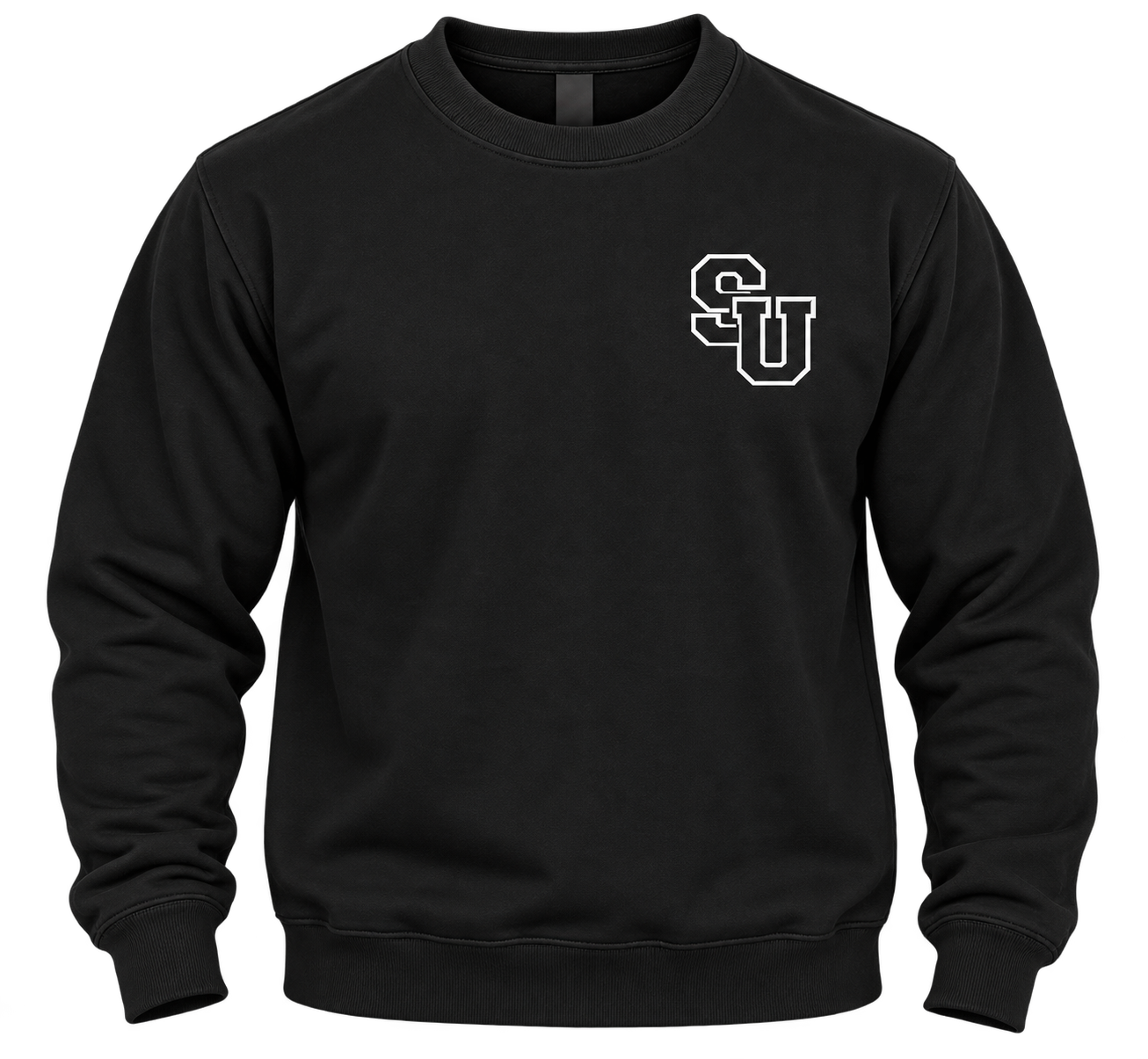 Speed University Mens Racing 101 Black Sweatshirt - Image 2