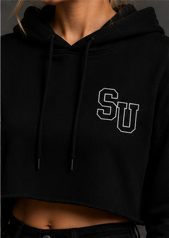 Speed University Women’s Racing 101 Cropped Sweatshirt front view