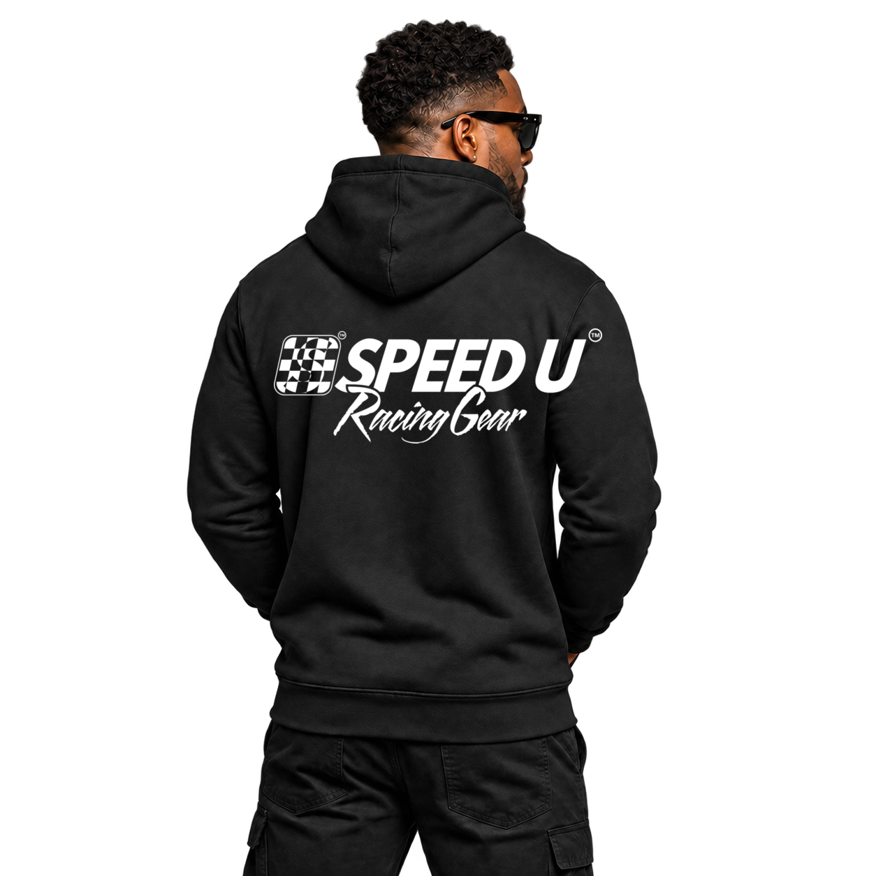 Speed University Mens Speed U Gear Black Hoodie - Image 3