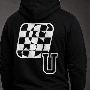Speed University Mens Speed U Graphic Black Hoodie