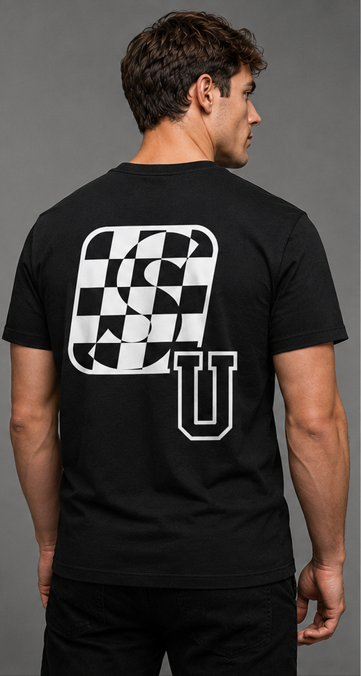Speed University Mens Speed U Graphic Black T-Shirt