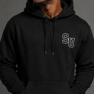 Speed University Mens I Love Racing Black Hoodie