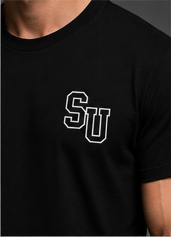 Speed University Mens I Love Racing Black T-Shirt - Image 3