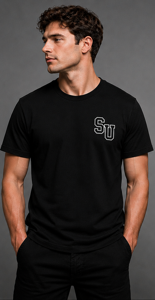 Speed University Mens I Love Racing Black T-Shirt