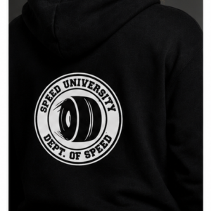 Speed University Women’s Dept. of Speed Wheel Black Hoodie